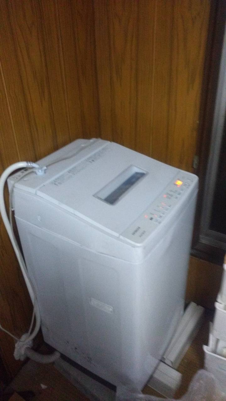 洗濯機移設（電気工事・給排水工事）